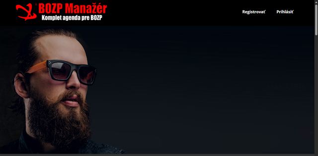 Náhľad stránky BOZPManazer.sk